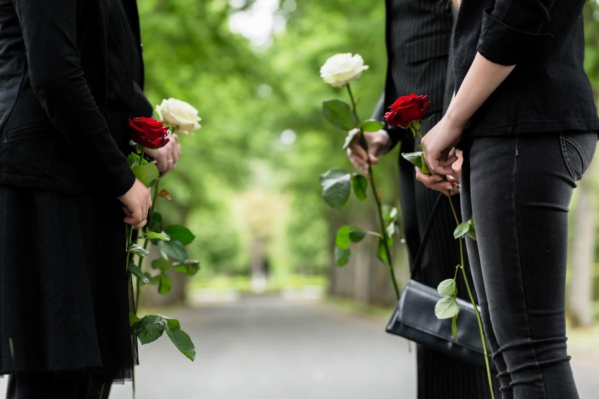 etiquette op een begrafenis